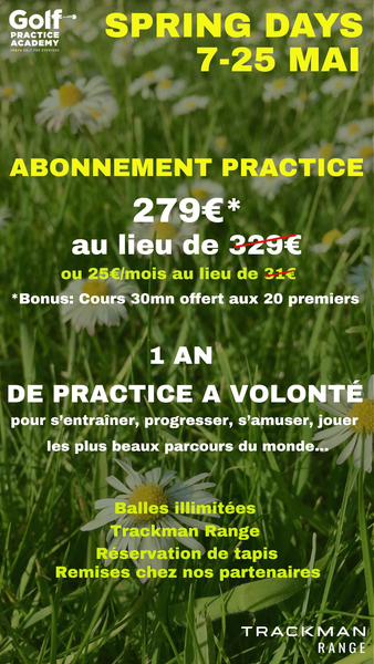 abonnement practice golf mérignac
